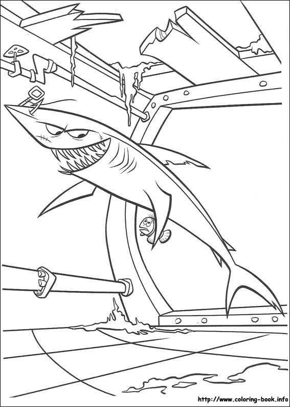 Finding Nemo coloring picture